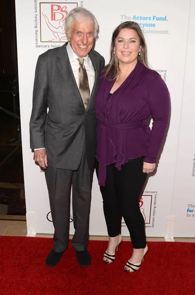 Actor Dick Van Dyle and visagiste Arlene Silver — Stok fotoğraf