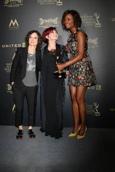 Sara Gilbert, Sharon Osbourne, Aisha Tyler — Fotografia de Stock