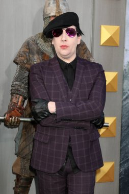 singer Marilyn Manson clipart