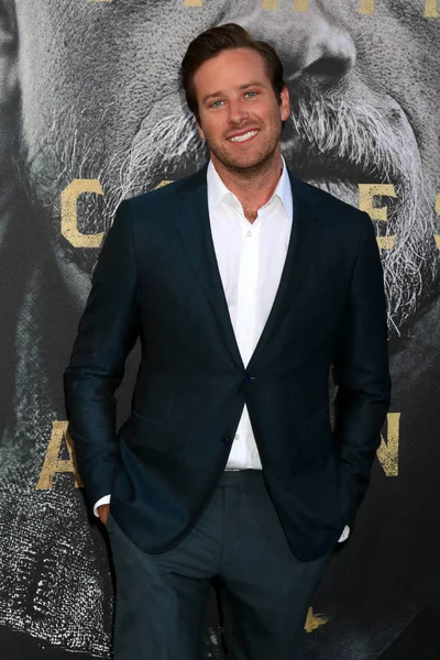 Skådespelaren Armie Hammer — Stockfoto