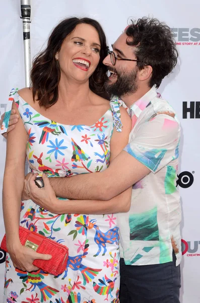 Amy Landecker, Jay Duplass — Stock Photo, Image