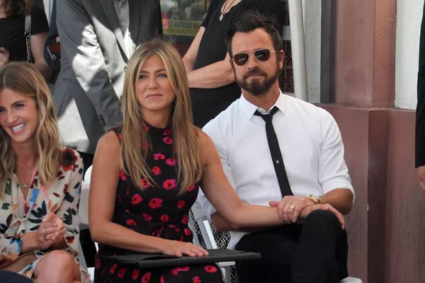 Jennifer Aniston, Justin Theroux — Zdjęcie stockowe