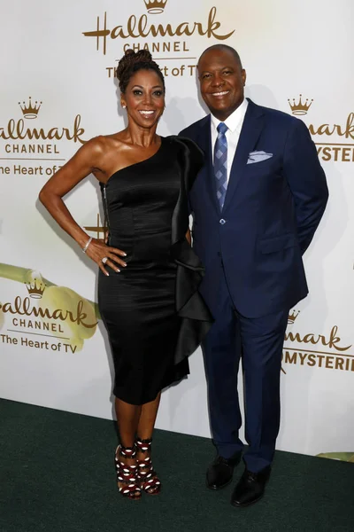 Holly Robinson Peete, Rodney Peete — Foto de Stock