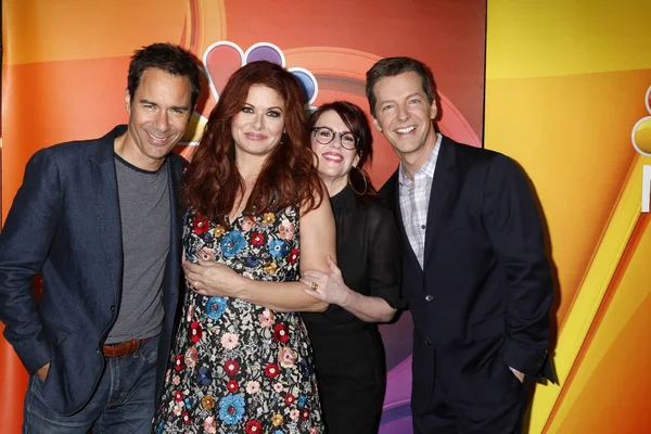 Eric Mccormack, Debra Messing, Megan Mullally, Sean Hayes — Stock fotografie