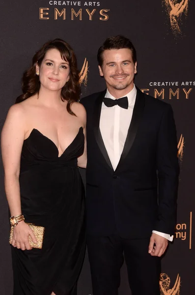 Atores Melanie Lynskey e Jason Ritter — Fotografia de Stock