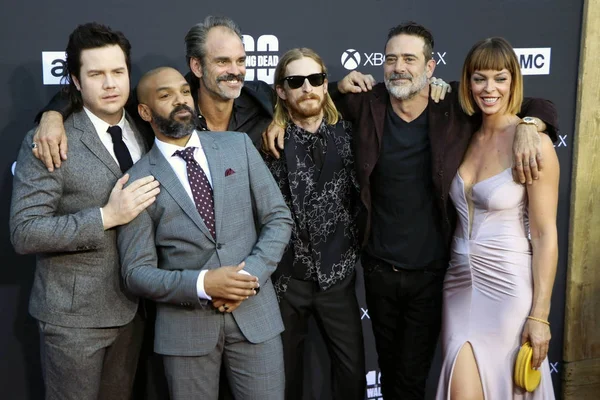 Josh McDermitt, Khary Payton, Steven Ogg, Austin Amelio, Jeffrey Dean Morgan, Pollyanna McIntosh — Stock Photo, Image