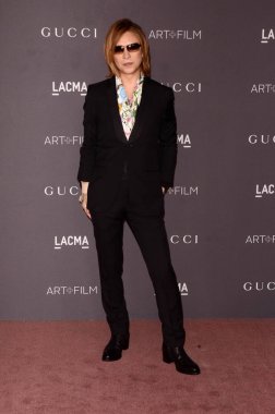 müzisyen Yoshiki Lacma resim ve Film Gala