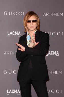 müzisyen Yoshiki Lacma resim ve Film Gala