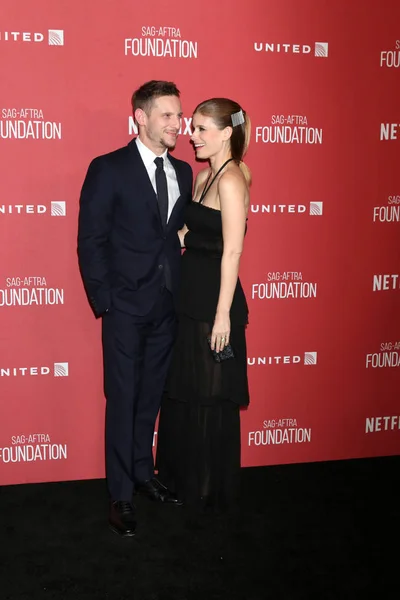 Los actores Jamie Bell y Kate Mara — Foto de Stock