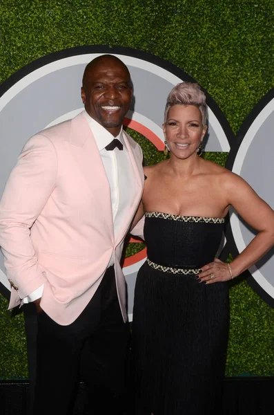 Atores Terry Crews Rebecca King Crews Men Year 2017 Party — Fotografia de Stock