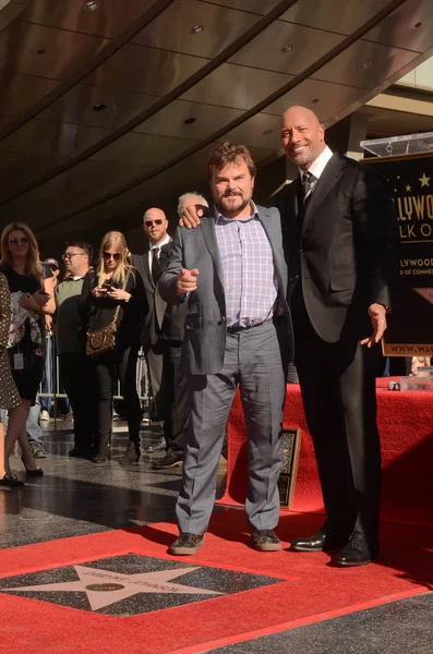 Jack Black, Dwayne Johnson — Stock Photo, Image