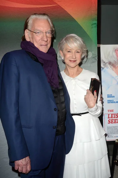 Donald Sutherland, Helen Mirren — Stockfoto