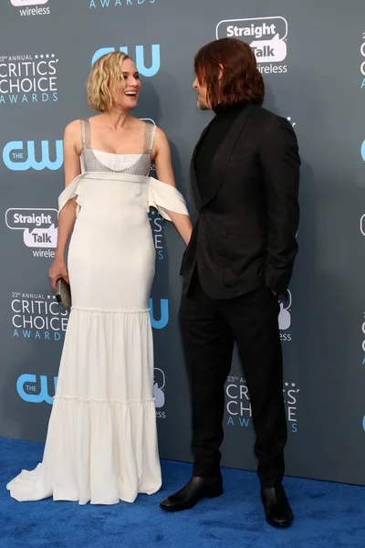 Diane Kruger, Norman Reedus — Fotografie, imagine de stoc