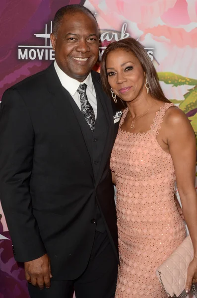 Rodney Peete Holly Robinson Peete Hallmark Channel Hallmark Movies Mysteries — Stock Photo, Image