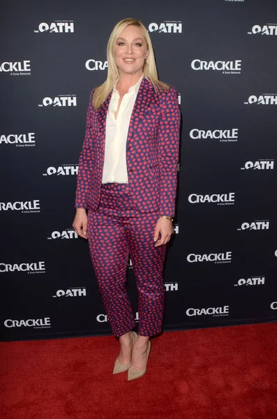 エリザベート ロームAt Crackle Oath Photo Call Langham Pasadena — ストック写真