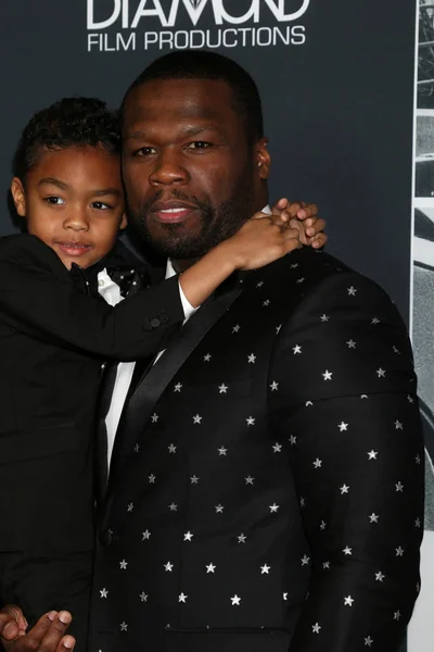 Curtis Jackson, 50 Cent, Sire Jackson — Stock Photo, Image