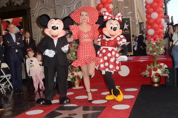 Myszka Miki, Katy Perry, Minnie Mouse — Zdjęcie stockowe