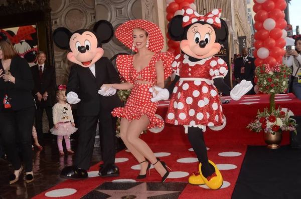 Myszka Miki, Katy Perry, Minnie Mouse — Zdjęcie stockowe