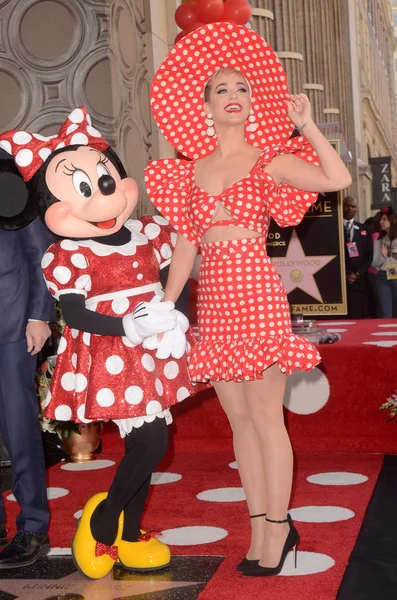 Minnie Mouse, Katy Perry — Zdjęcie stockowe