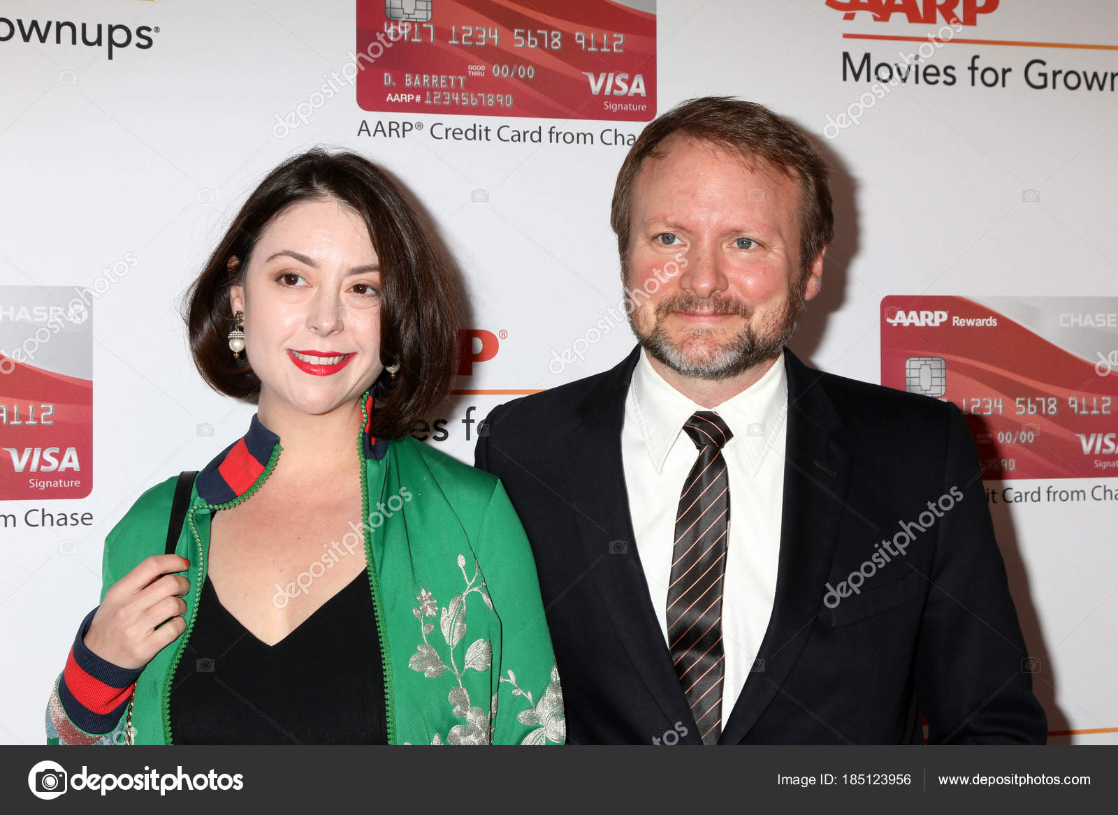 Karina longworth and rian johnson director hi-res stock