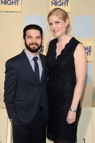 Samm Levine Rachel Cushing Game Night World Premiere Tcl Chinese — Stockfoto