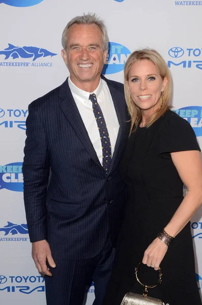 Robert Kennedy Cheryl Hines Keep Clean Live Comedy Benefit Waterkeeper — Foto de Stock