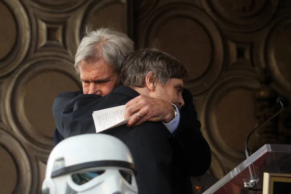 Mark Hamill, Harrison Ford — Stock Photo, Image