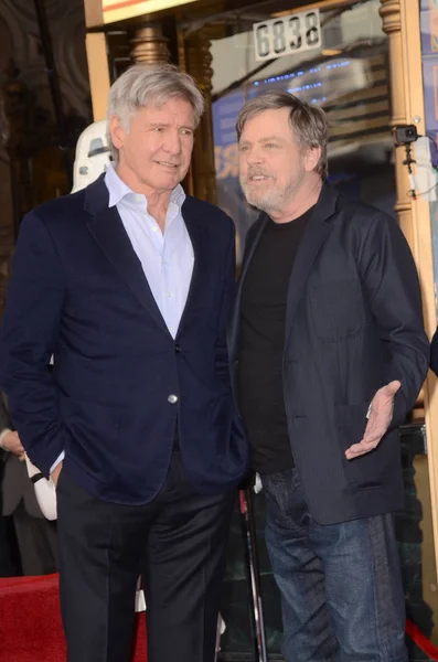 Harrison Ford, Mark Hamill — Stockfoto