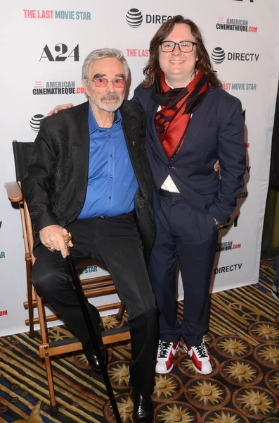 Burt Reynolds, Clark Duke — Foto de Stock