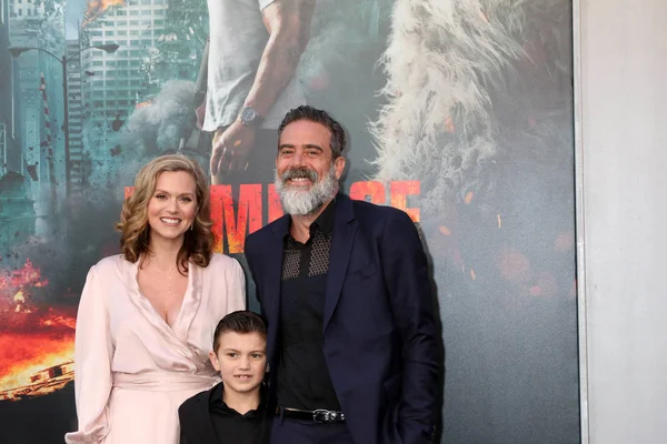 Hilarie Burton, Augustus Morgan, Jeffrey Dean Morgan — Stock Photo, Image