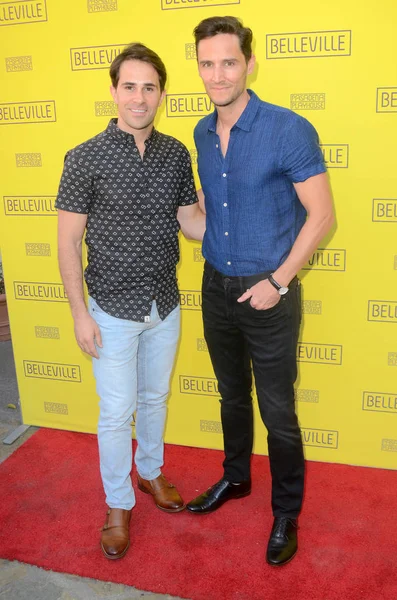 Christian Barillas Brett Ryback Belleville Premiärkvällen Röda Mattan Pasadena Playhouse — Stockfoto