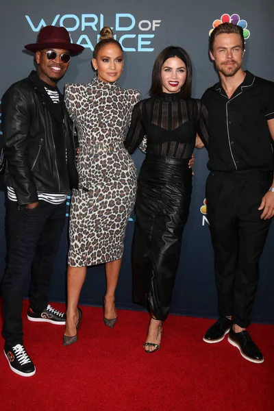 Ne-Yo, Jennifer Lopez, Jenna Dewan, Derek Hough — Stock Photo, Image