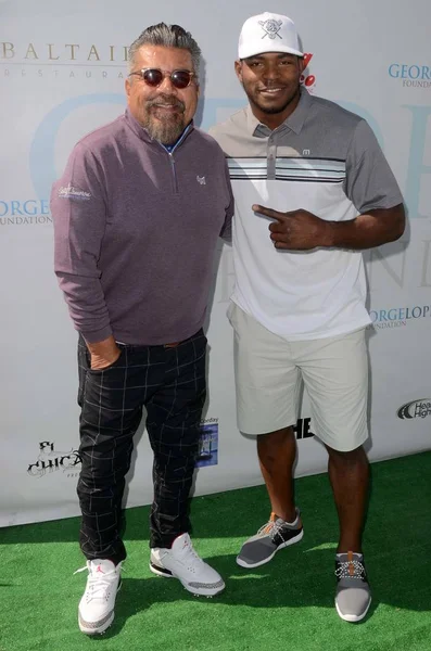 George Lopez Yasiel Puig Ročníku Turnaje Nadace George Lopeze Celebrity — Stock fotografie