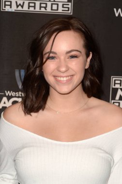 Cailee Rae, 18 Kasım 2016 'da Los Angeles, Ca' daki Amerikan Müzik Ödülleri 'nde Westwood One Backstage' da sahne aldı. (Fotoğraf: David Edwards)