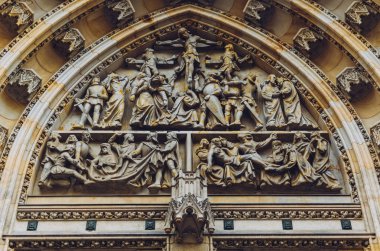 St. Vitus Katedrali Prag Gotik cephe