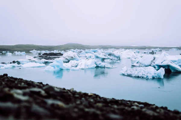 Jokulsalron Glacialsjö Island — Stockfoto