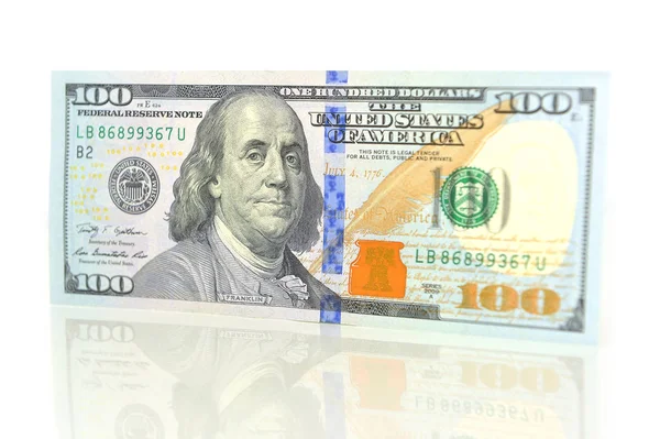 Yüz dolar beyaz yansıması ile mezhebi .