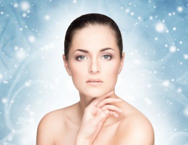 Spa güzel kadın