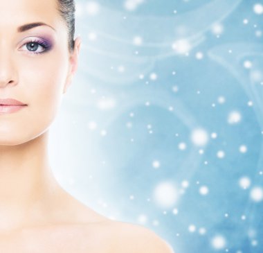 Spa güzel kadın