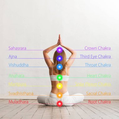 güzel bir kadın meditasyon