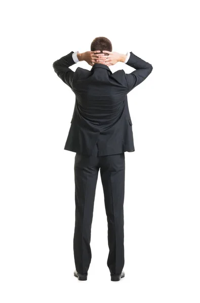 Joven hombre de negocios en traje — Foto de Stock