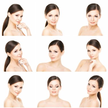  Genç ve güzel esmer kadın