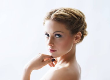 genç bir kadın Güzellik Portresi 