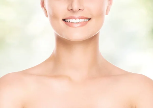 Cropped photo of attractive young woman — Stock Photo, Image