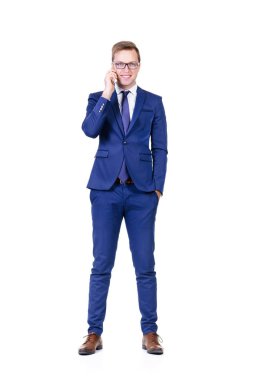 genç ve kendinden emin bir işadamı