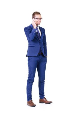 genç ve kendinden emin bir işadamı