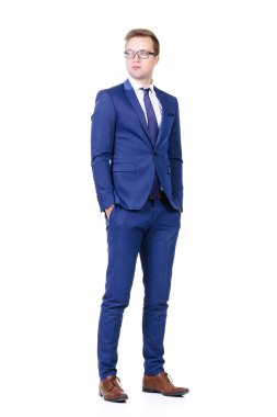 genç ve kendinden emin bir işadamı