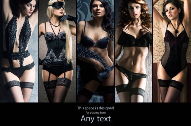 güzel kadın iç çamaşırı