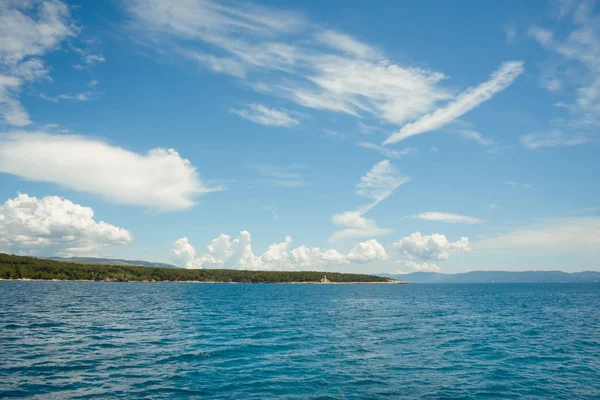 Split kanalının güzel deniz manzarası — Stok fotoğraf