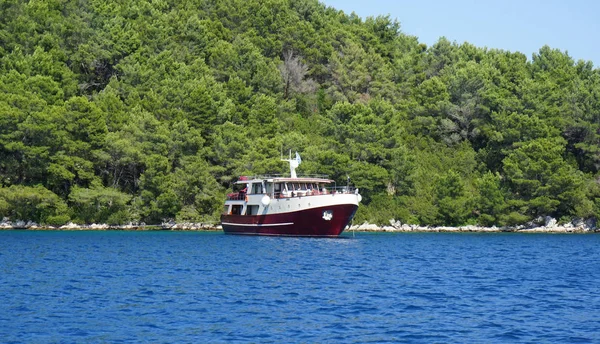 Luxury yacht in Adriatic sea — Stock Photo, Image